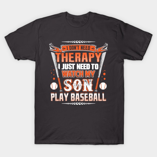 Proud Baseball Dad T-Shirt by obet619315